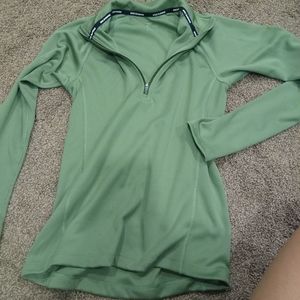 Nike DRI fit Sage green quarter zip